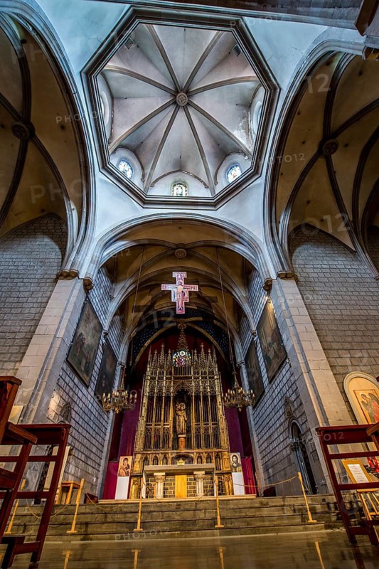 The iglesia de San Jaime, church of saint james, Gothic Quarter, old city, barcelona, spain