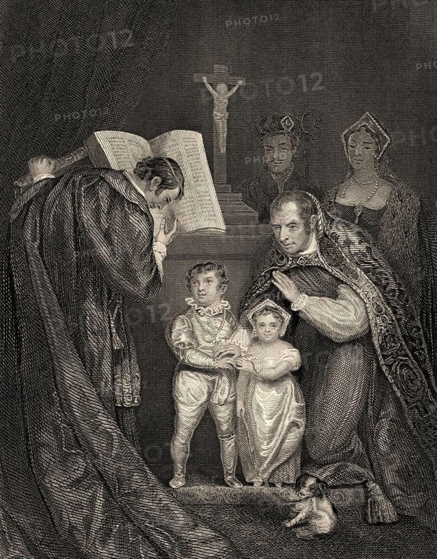 Die Hochzeit von Lady Anne Mowbray mit Richard von Shrewsbury, Herzog von York, St. Stephen's Chapel, Westminster, London, 1478