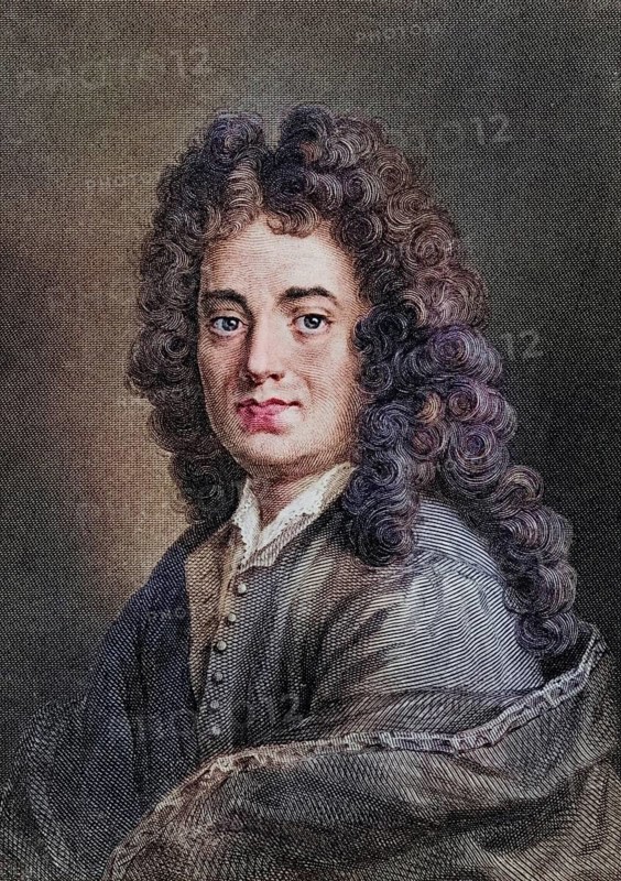 Jean de La Bruyere (born 16 August 1645 in Paris, died 10 May 1696 in Versailles) was a French writer, Historical, digitally restored reproduction from a 19th century original, Record date not stated