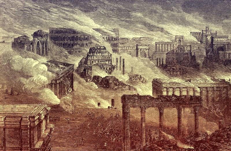 The Great Fire of Rome, 64 AD