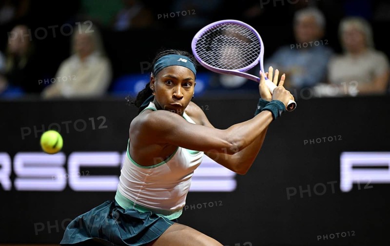 Action Coco Gauff USA Women Women Porsche Tennis Grand Prix Porsche Arena, Stuttgart, Baden-Württemberg, Germany