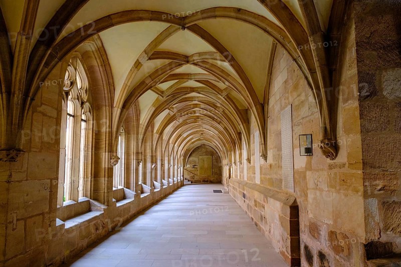 Cloister, former monastery, Langenzenn, Middle Franconia, Franconia, Germany
