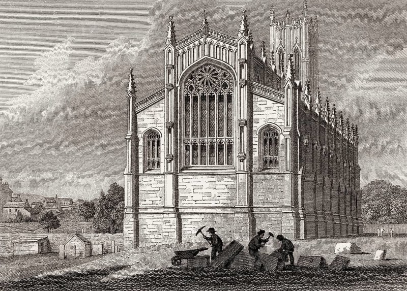 Church of St John the Evangelist, Edinburgh, Scotland, 19th century, Views in Edinburgh by J. & H. S. Storeriews in Edinburgh by J. Storer