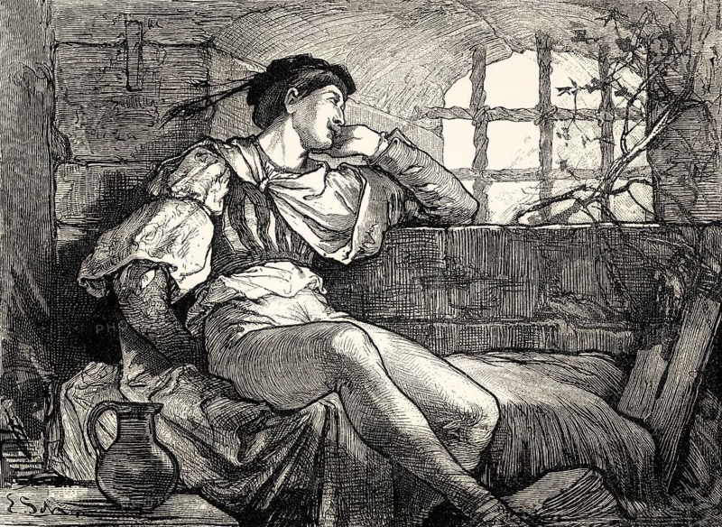 THE BEAUTEOUS FLOWER, Song of the Imprisoned Count, Das Blümlein Wunderschön. Lied des gefangnen Grafen by Johann Wolfgang von Goethe