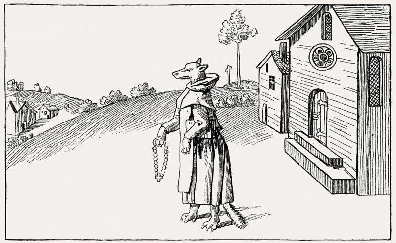 Anti-Catholic animal parody, 16th-century