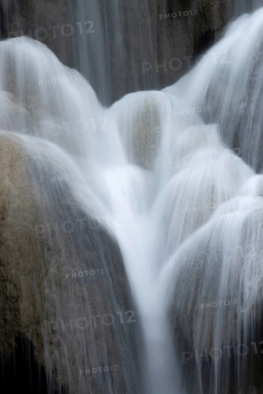 Kuang Si waterfalls in the jungle near Luang Phabang, Luang Prabang, Laos