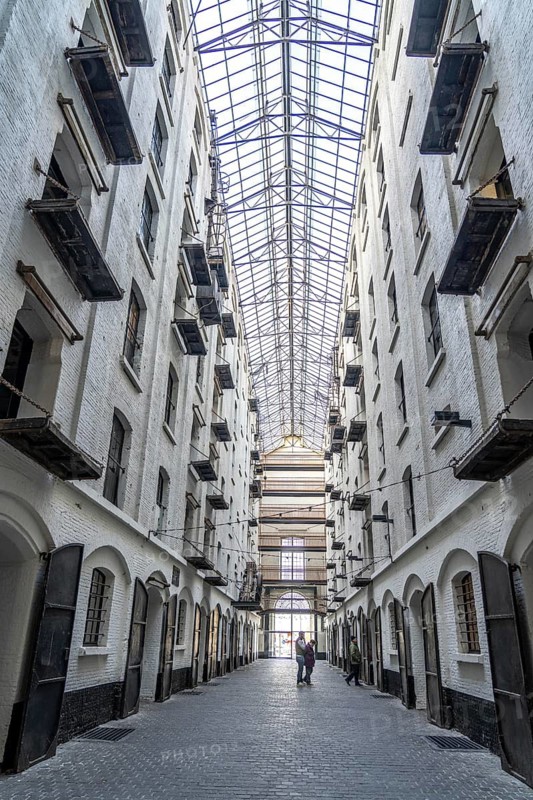 St Felix's Warehouse, from 1860, formerly a warehouse for bulk goods, now home to the Felix Archives, Antwerp City History Archive, Flanders, Belgium