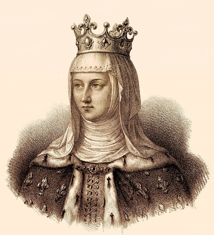 Margaret of Provence, Marguerite de Provence, Margarete von der Provence 1221-1295, Queen of France as the wife of King Louis IX