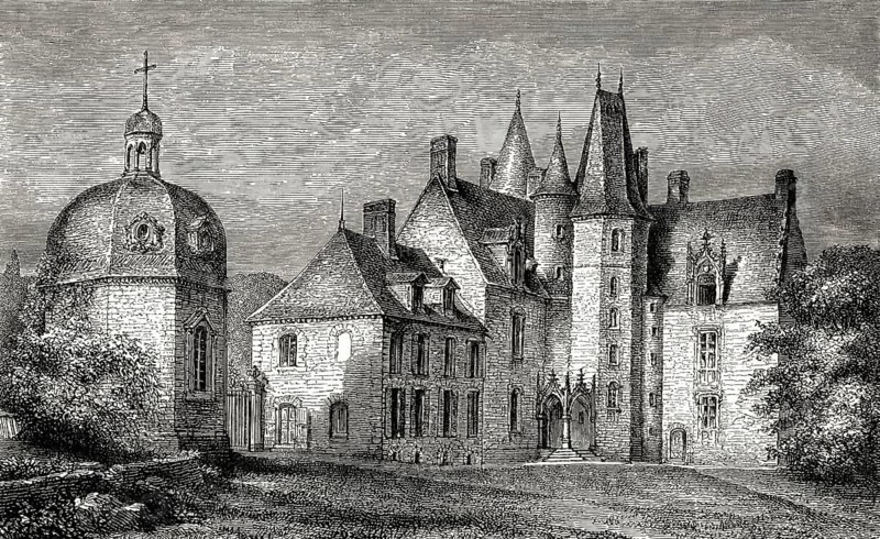 The château des Rochers-Sévigné, near Vitré in Ille, France, former Breton residence of Marie de Rabutin-Chantal, marquise de Sévigné, also known as Madame de Sévigné or Mme de Sévigné