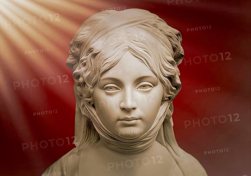 Louise of Mecklenburg-Strelitz, Luise Herzogin zu Mecklenburg - Strelitz, Luise Auguste Wilhelmine Amalie Herzogin zu Mecklenburg, Königin Luise, 1776 – 1810, Queen of Prussia as the wife of King Frederick William III, digitally edited after a bust by Johann Gottfried Schadow