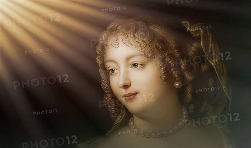 Marie de Rabutin-Chantal, marquise de Sévigné, also known as Madame de Sévigné or Mme de Sévigné, French aristocrat, digitally edited after Marie Victoire Jaquotot