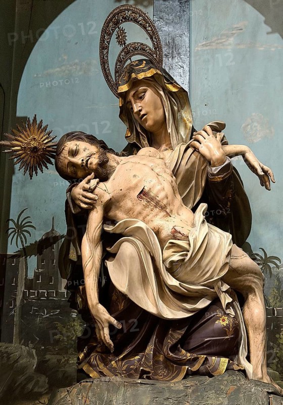 Sacred work of art Our Lady of Piety, Igreja Paroquial de Santo Ildefonso, Santo Ildefonso Church and Museum, Porto, Portugal