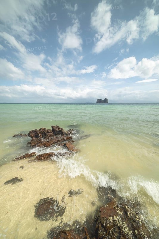 On the beach of Koh Ngai Island, Andaman Sea, Satun Province, Southern Thailand, Thailand