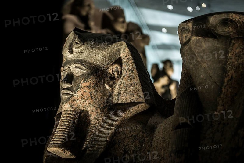 Artwork of the Pharaohs, the Grand Egyptian Museum, Grand Egyptian Museum, GEM, Giza, Cairo, Egypt