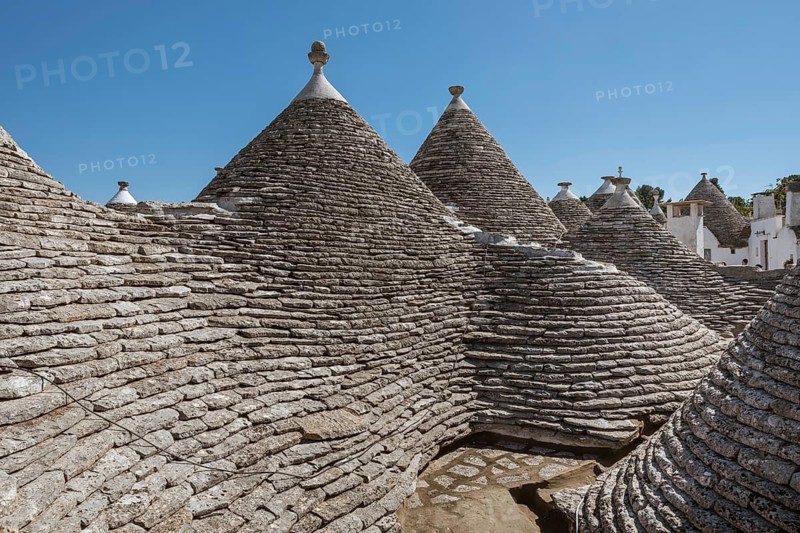 Buildings Trullo in Alberobello, Italy