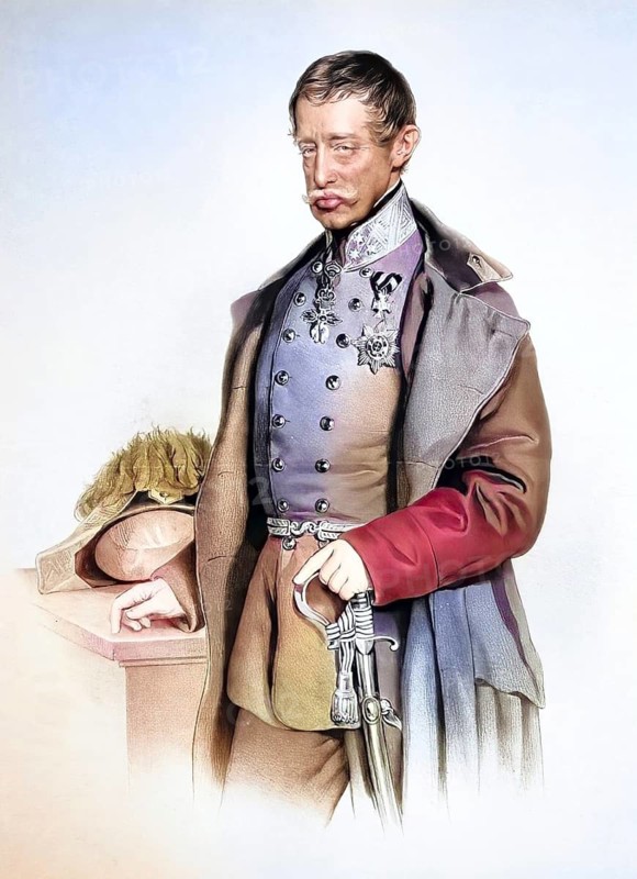 Ludwig Joseph von Habsburg-Lothringen, 13 December 1784, 21 December 1864, was an Austrian archduke, general and politician, Historical, digitally restored reproduction from a 19th century original, Record date not stated