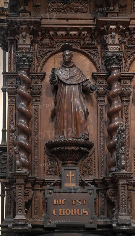 Wooden dam in the Cathedral of the Holy Cross over the sea, Catedral de Santa Cruz sobre las Aguas, Cádiz, Spain
