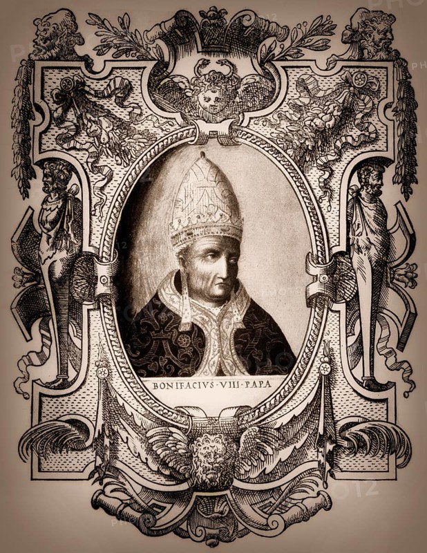 Boniface VIII, was Pope from 1294 to his death in 1303