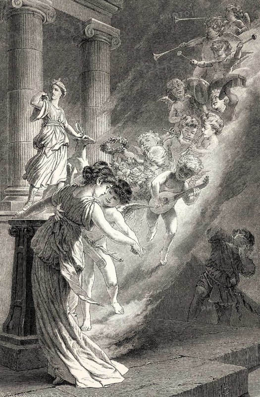 Scene from the FIFTH EPIGRAM, by Johann Wolfgang von Goethe