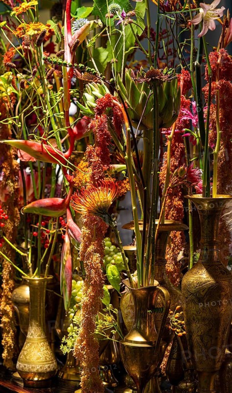 Artistic flower arrangements and decorations, German Floristry Championships, Berlin, Germany