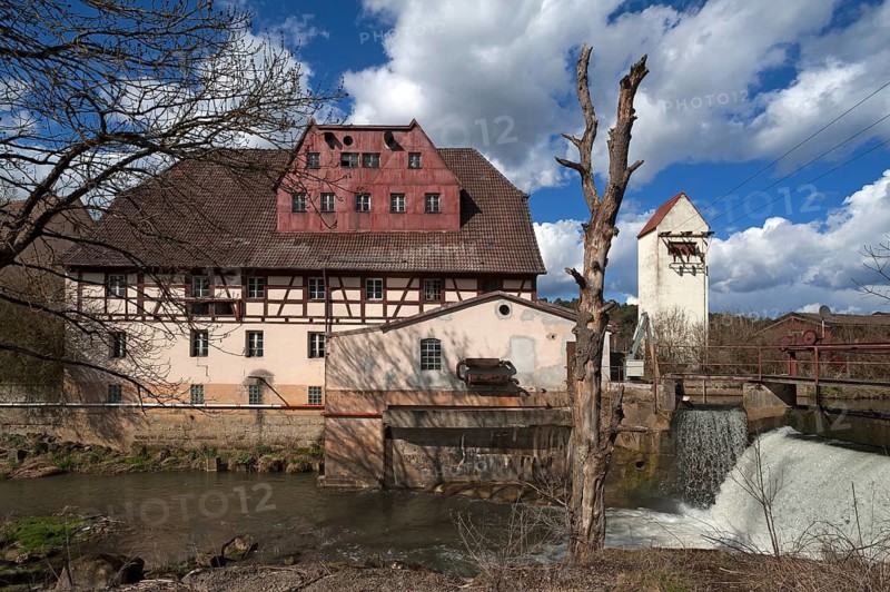 Kunstmühle Habernhof an der Schwabach, Uttenreuth, Middle Franconia, Bavaria, Germany