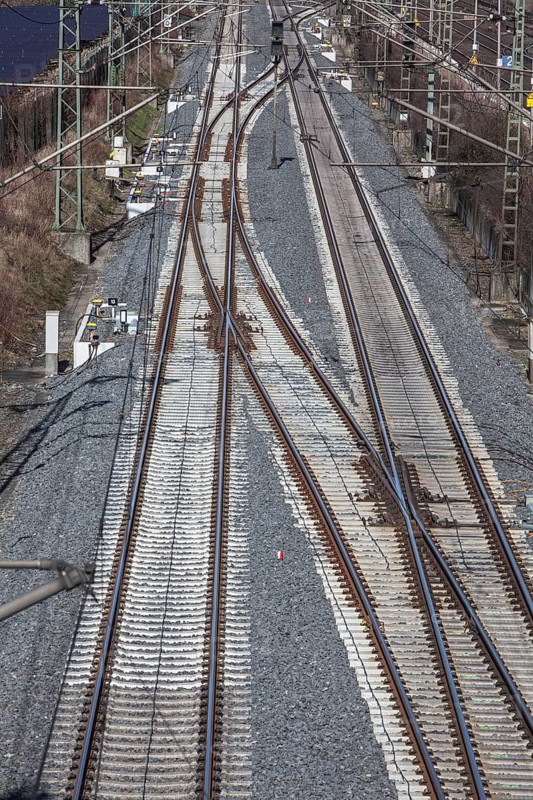 The Hanover–Würzburg high-speed railway, Nörten-Hardenberg, district of Northeim, Lower Saxony, Germany