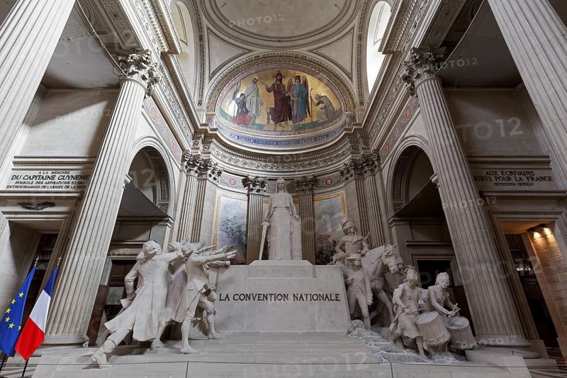 La Convention Nationale, The National Convention, group of figures by François Sicard, Panthéon, National Hall of Fame, Latin Quarter, Paris, France