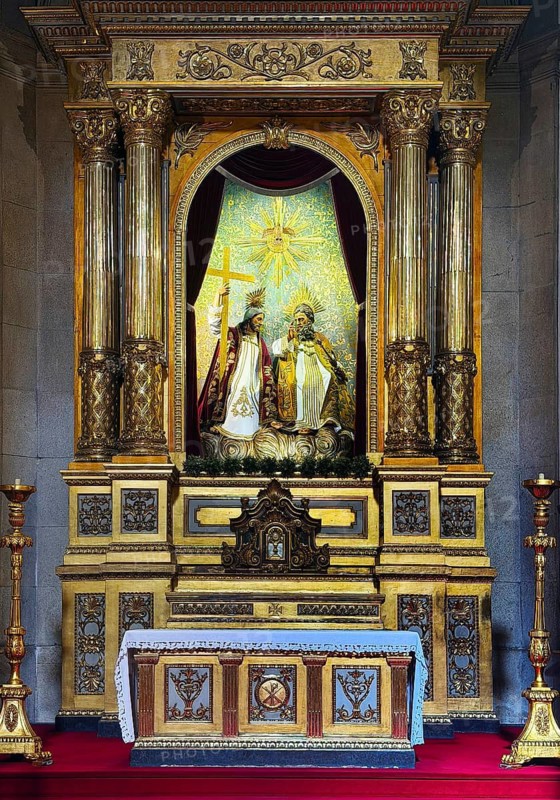Igreja da Santíssima Trindade, Church of the Holy Trinity, its architect Carlos Amarante is also buried in the church, Porto, Portugal