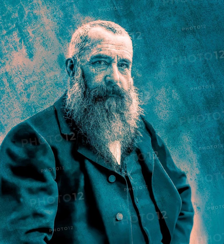 Claude Monet, 1840 – 1926, French painter and founder of Impressionism, digitally optimized based on a photograph by Nadar