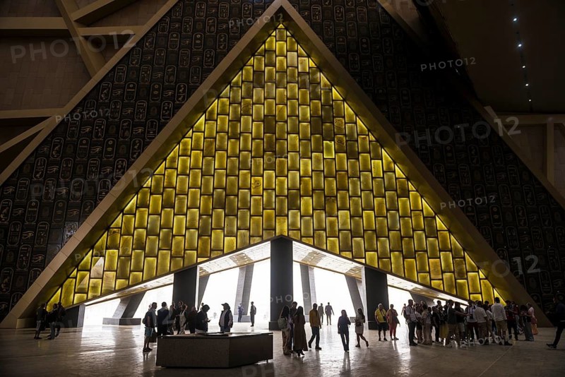 Entrance Hall, Grand Egyptian Museum, GEM, Giza, Cairo, Egypt