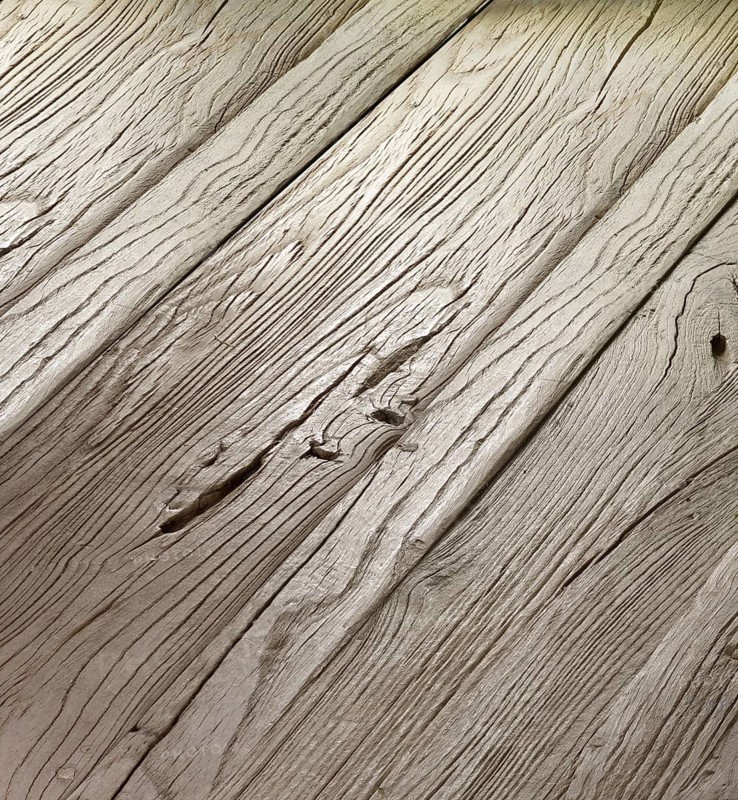 Wooden table, surface structure, detailed view