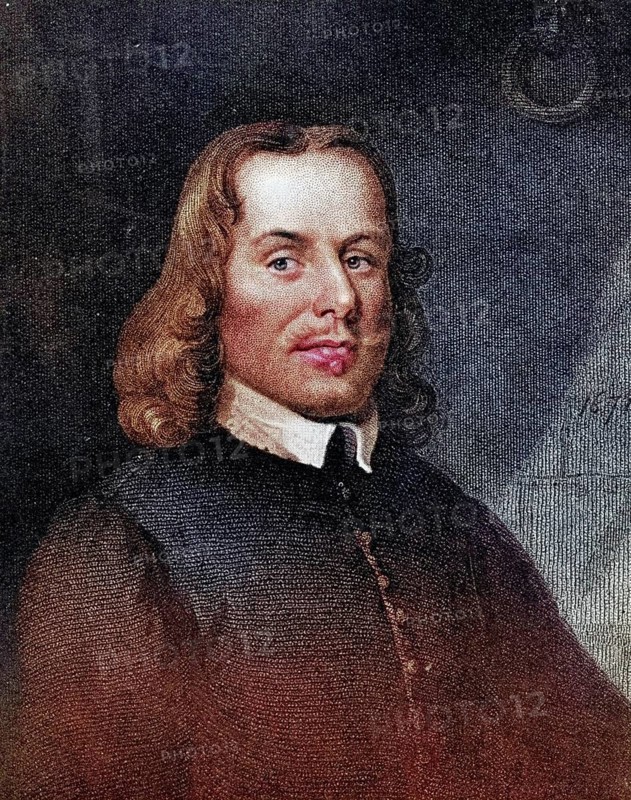 John Bunyan, 1628-1688, English author of The Pilgrim's Progress, Historical, digitally restored reproduction from a 19th century original, Record date not stated