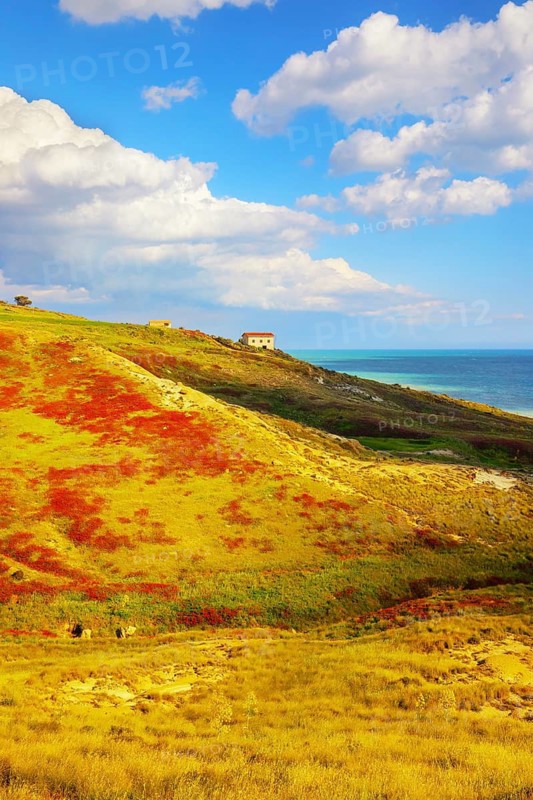 Riserva Naturale di Punta Bianca, Palma di Montechiaro, Agrigento, Sicily, Italy