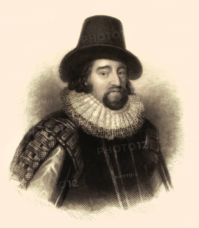 Francis Bacon oder Baron Baco of Verulam, 1561 - 1626, englischer Philosoph, Staatsmann und Wissenschaftler
