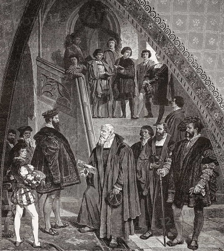 The inauguration of Sächsisches Landesgymnasium Sankt Afra, Meissen, Saxony, Germany, 1543
