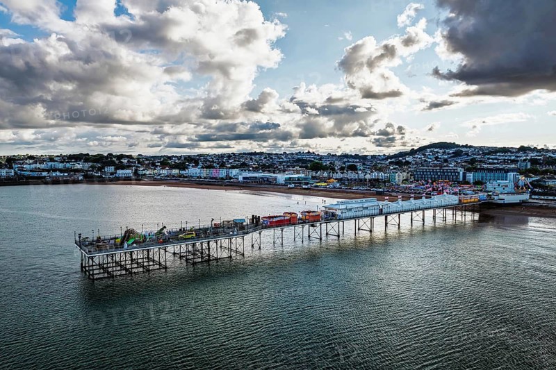 Paignton Pier, English Riviera, Torbay, Devon, England, United Kingdom