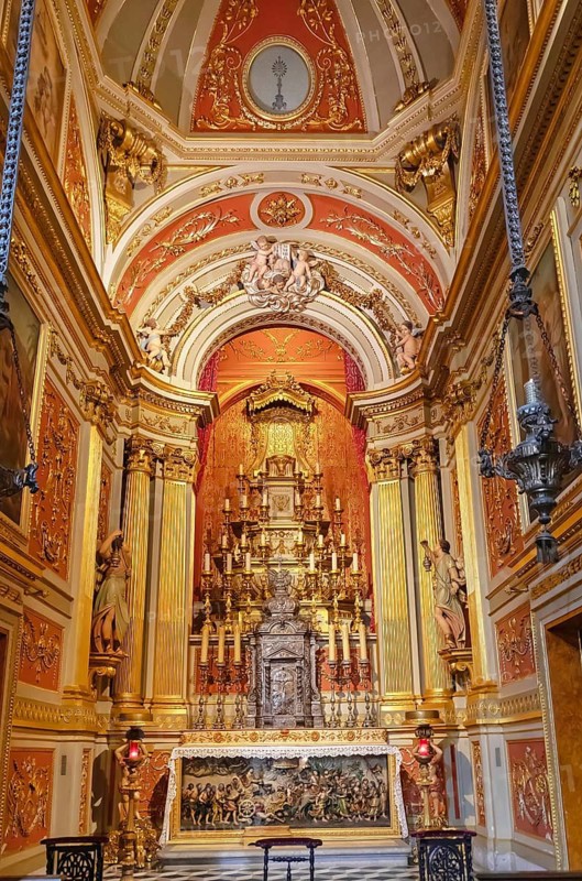 Cathedral interior, Braga, Minho Province, Portugal