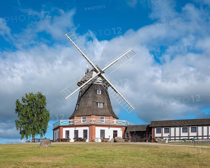 Die Klützer Mühle, Holländerwindmühle, Galeriholländerwindmühle, windmill in Klütz, Mecklenburg-Western Pomerania, Germany