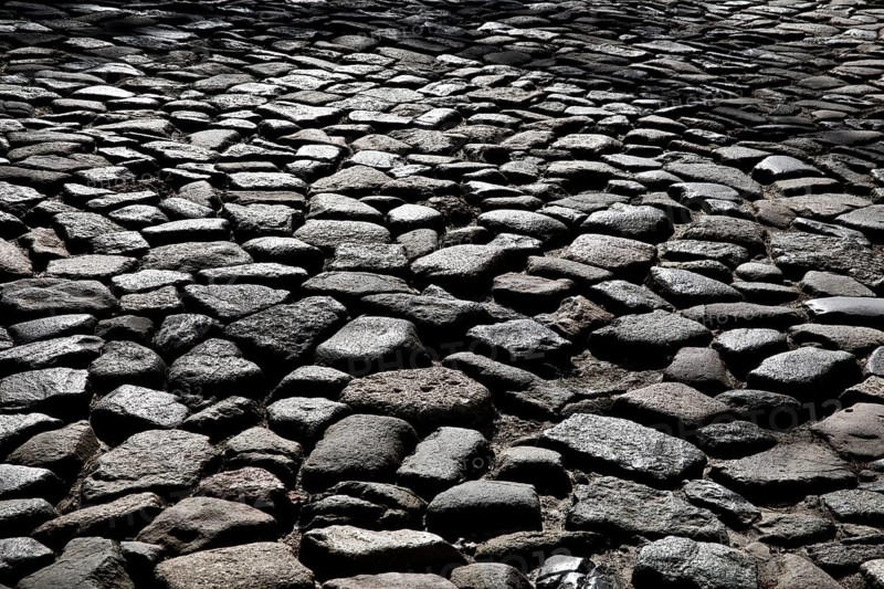 Cobblestones, Old Town, Wernigerode, Harz Mountains, Saxony-Anhalt, Germany