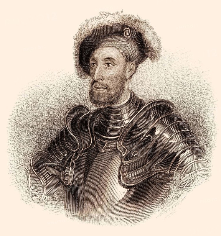 Sir Nicholas Carew oder Carewe, ca. 1496-1539, englischer Höfling und Diplomat