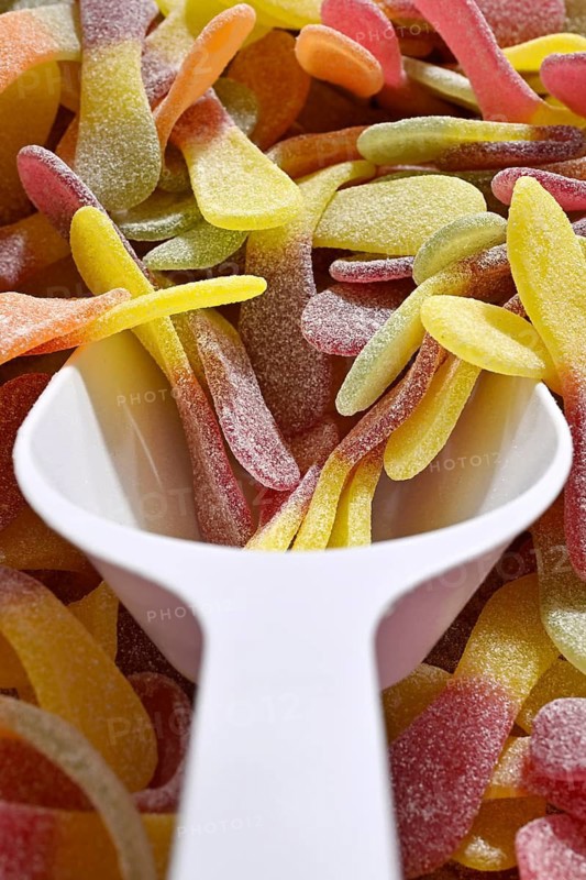 Confectionery Fruit gums with sugar