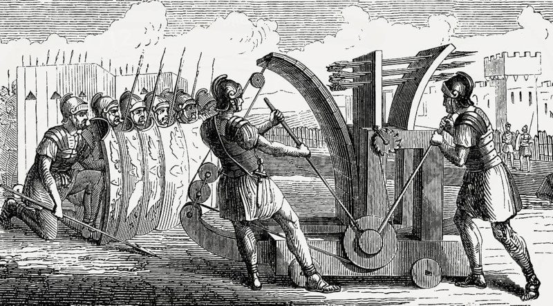 Ancient Roman ancient missile weapon