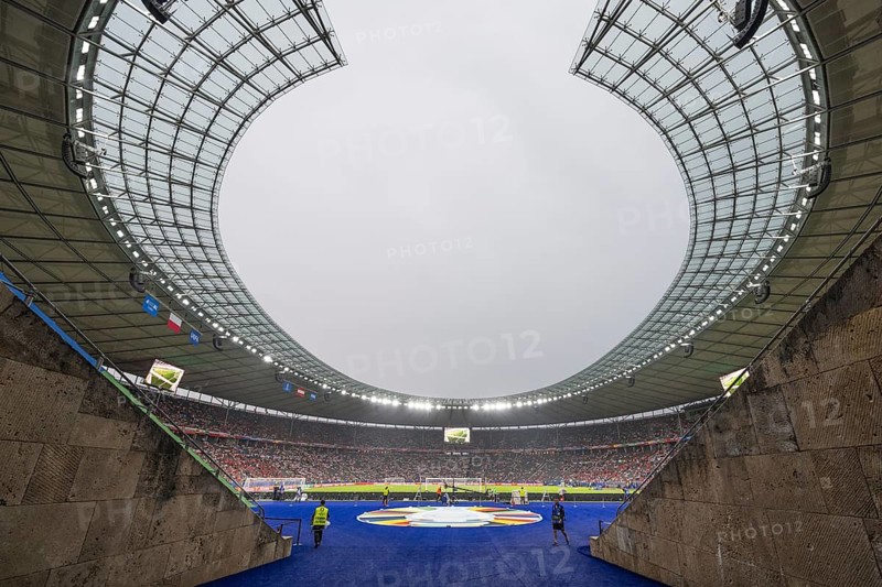 BERLIN, GERMANY - JUNE 21, 2024: Euro 2024 Groupe D match Poland vs Austria 1:3. Olimpic Stadium Olympiastadion