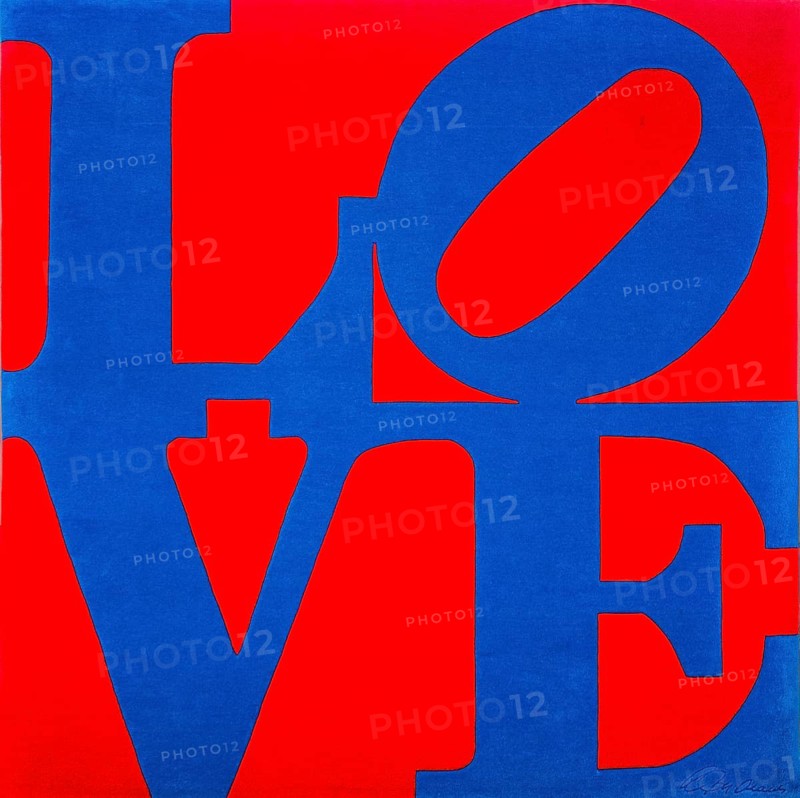 LOVE, chosen love by pop art artist Robert Indiana, 1995, FENIX, museum on the theme of migration, in a historic warehouse in Katendrecht, hub for overseas emigrants, Rotterdam, the Netherlands