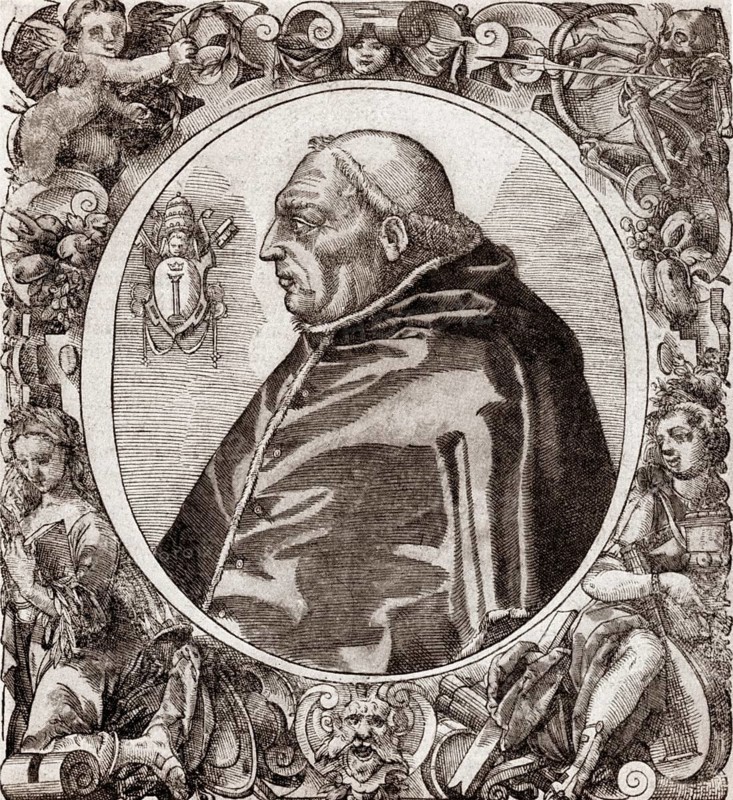 Martinus V, 1369 -1431, born Otto or Oddone Colonna, Pope from 1417 to 1431