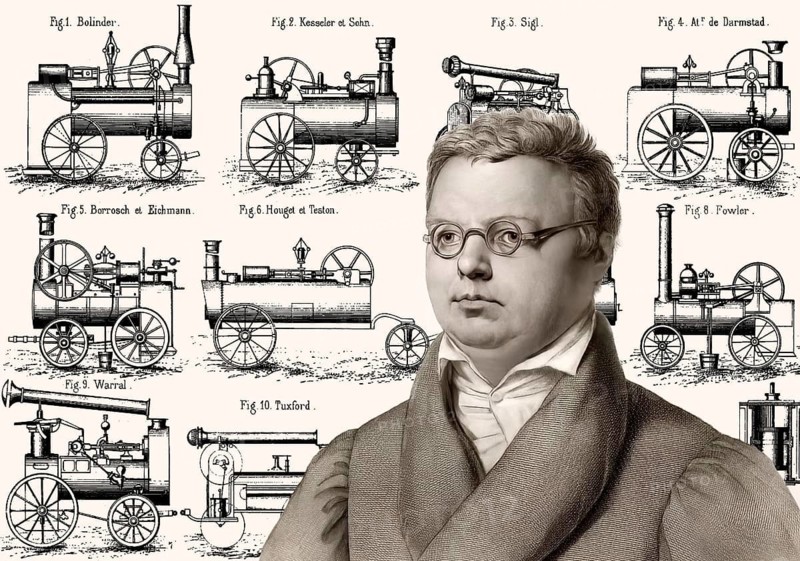 Friedrich Arnold Brockhaus, 1772 – 1823, German encyclopedia publisher and editor, digitally altered