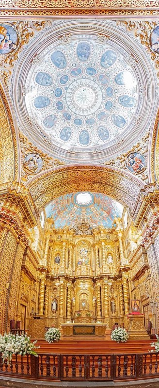 Iglesia la Compañía, Quito, Ecuador