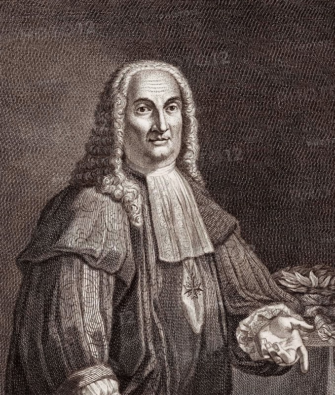 Portrait of Bernardino Perfetti, 1681-1746, Italian poet and lawyer