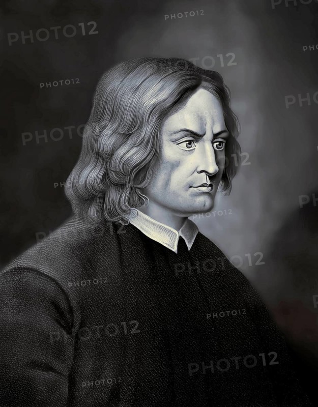 Portrait of Lorenzo I de Medici, or Lorenzo the Magnificent, 1449, 1492, an Italian politician and town lord of Florence, digital edited