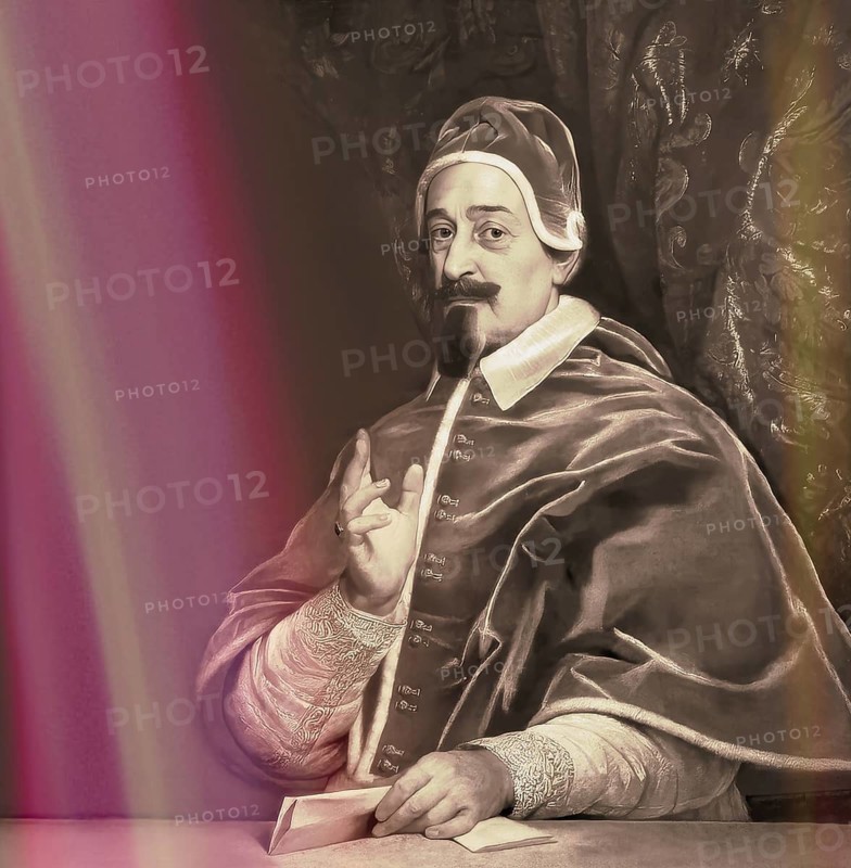 Pope Alexander VII, Alessandro VII, Alexandre VII, Alejandro VII, born Fabio Chigi, 1599 – 1667, ruler of the Papal States from 1655 until his death in 1667, digitally edited after a painting by Giovanni Battista Gaulli